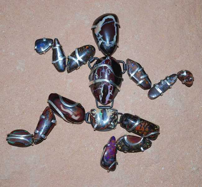 Antoinette Chambers Yowah Opal Articulated Jewellery